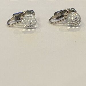 Vintage Crystal Clip-On Earrings